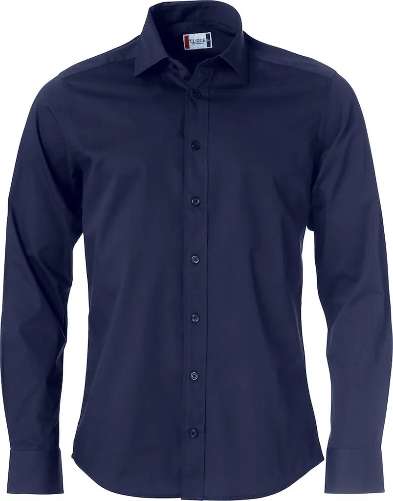 Camicia Clique Clark Resistente: Cotone 100% per Staff e Divise Professionali
