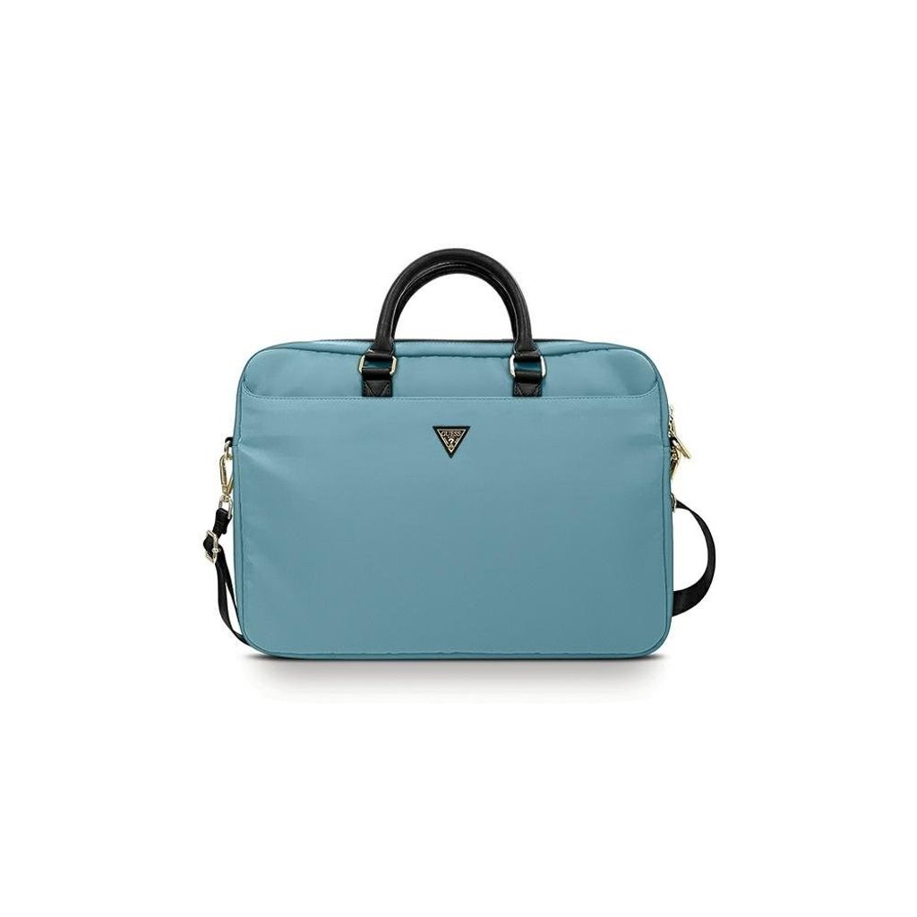 Guess Tasche GUCB15NTMLLB 16" blau/blau Nylon Triangle Logo