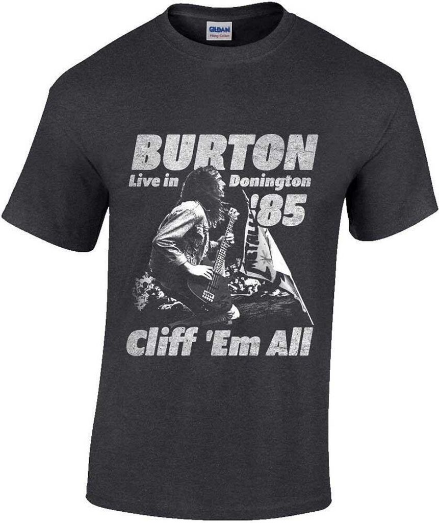 Cliff Burton - T-Shirt für Herren/Damen Uni RO8914 (XL) Produktbild 