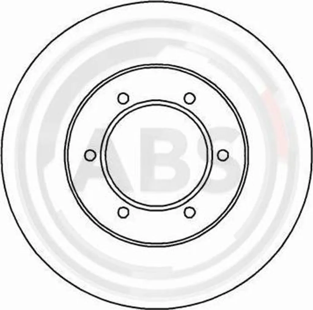 Disque de frein ventilé avant pour utilitaire KIA Pregio A.B.S. 16910