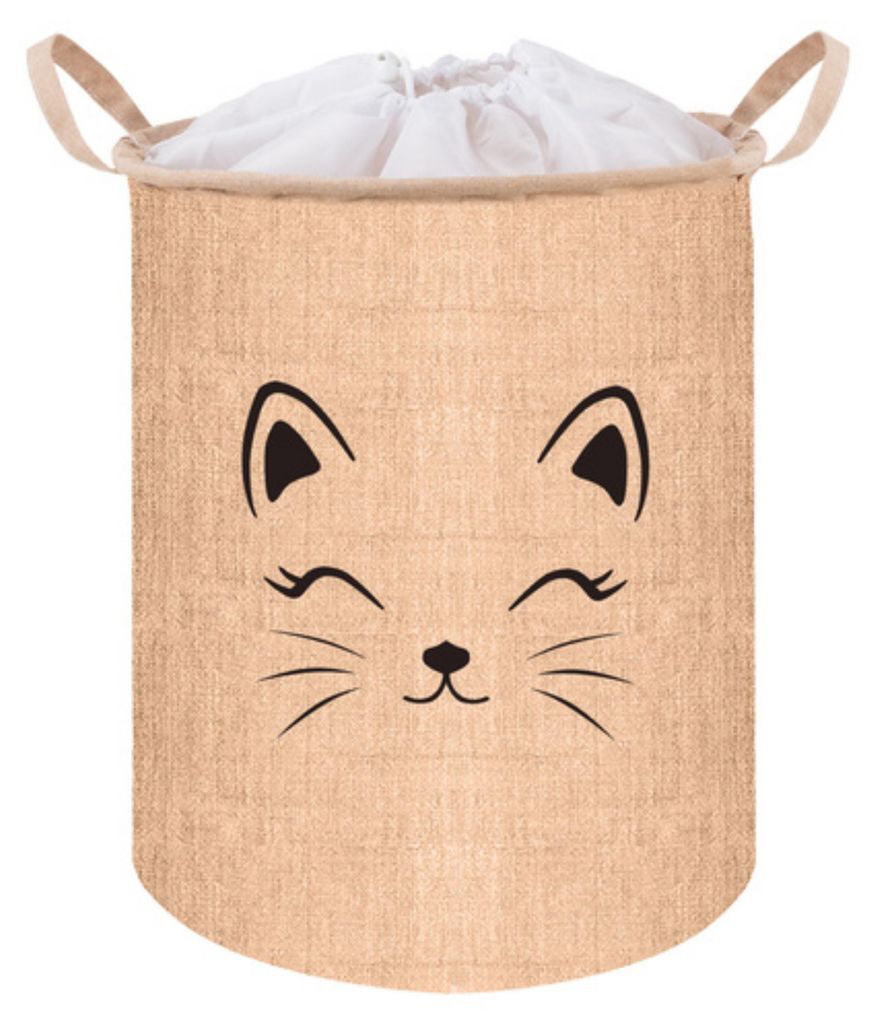 Kruzzel Spielzeugkorb - beige - 42L - 32 x 43 cm - Produktbild 