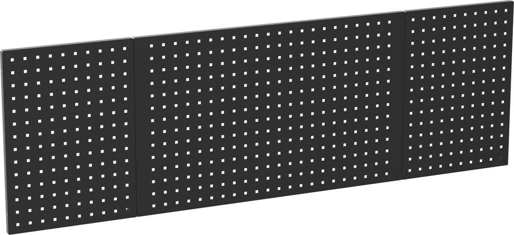 GÜDE Lochwand Set GL 1709 XL Rückwand 3-teilig Werkzeughalter 9x9 Lochmatrix