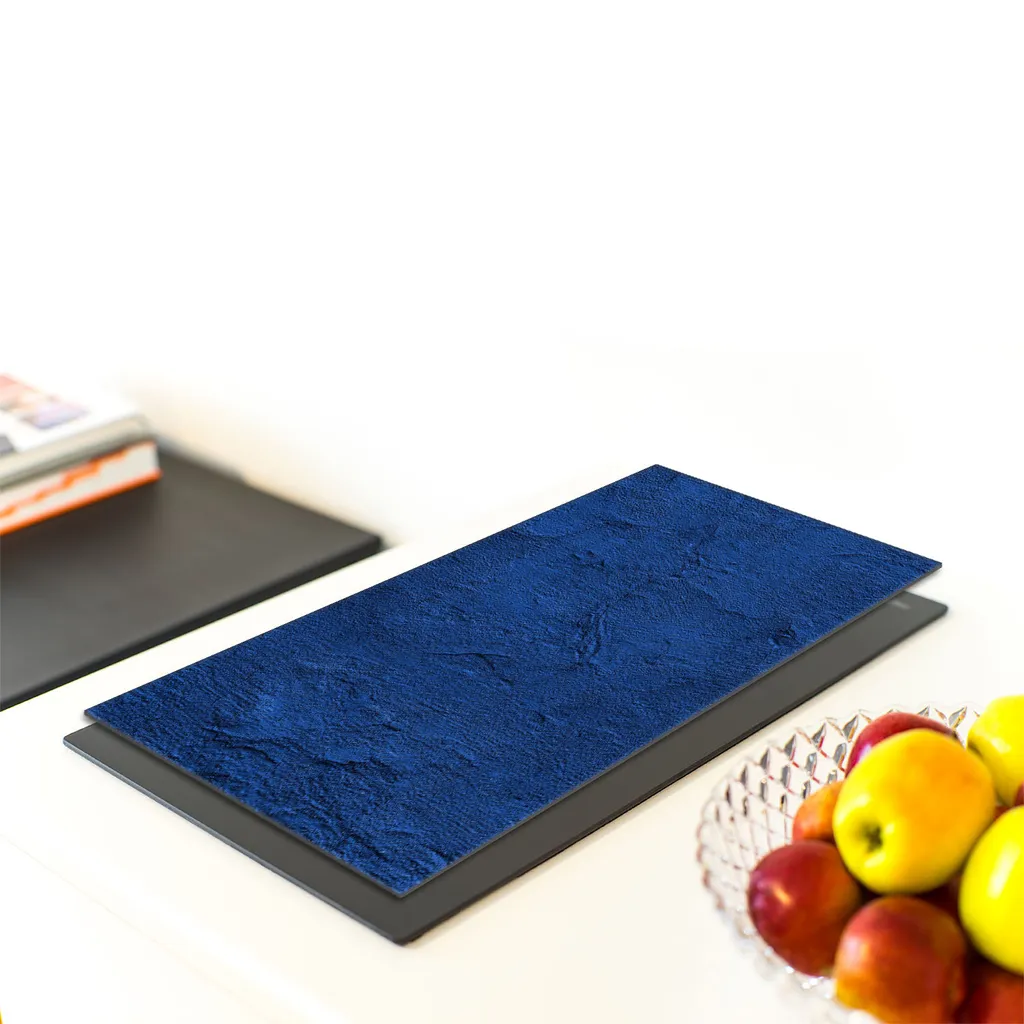 Coperchio Piano Cottura 30x52 Blu Ardesia - Elegante e Pratico - 4
