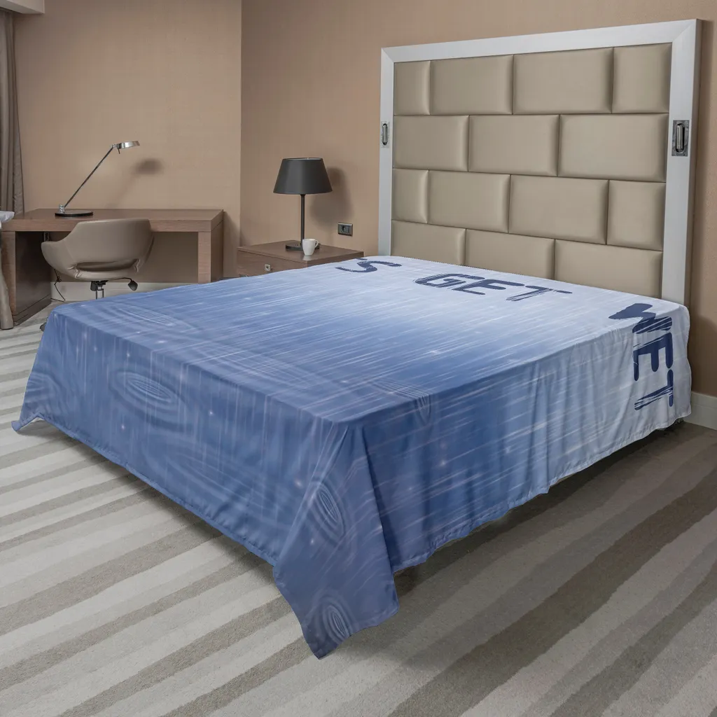 Linge de Lit Décoratif 244 x 205 cm pour Chambre Ambiance Zen et Douceur