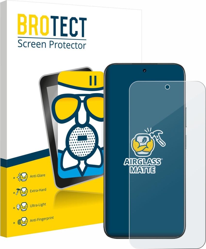 BROTECT Entspiegelungs Schutzglas für realme C85 Pro 4G Schutzfolie Panzer Folie Glas Display Schutz matt