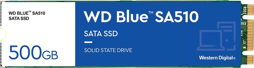 WD Blue Solid State-Laufwerk - M.2 Intern - 500 GB - SATA