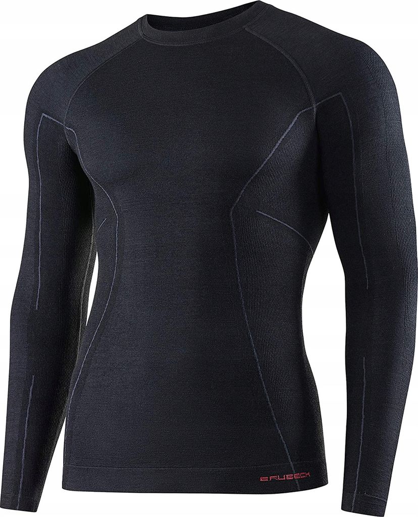 Brubeck Herren Langarmshirt ACTIVE WOOL aus Wolle