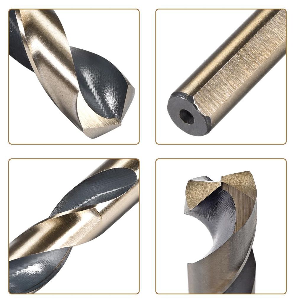 Spiralbohrer mit Reduziertem Schaft 13 mm Hochgeschwindigkeitsstahl 4341 mit 10mm Schaft