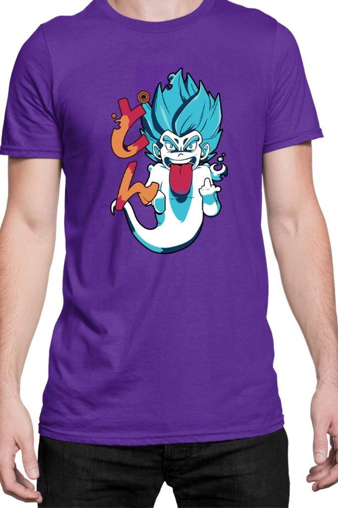 Herren T-Shirt Japan Manga Anime Comics Animation Dragon Anime Manga Ball Vegeta 10, Man M / Lila