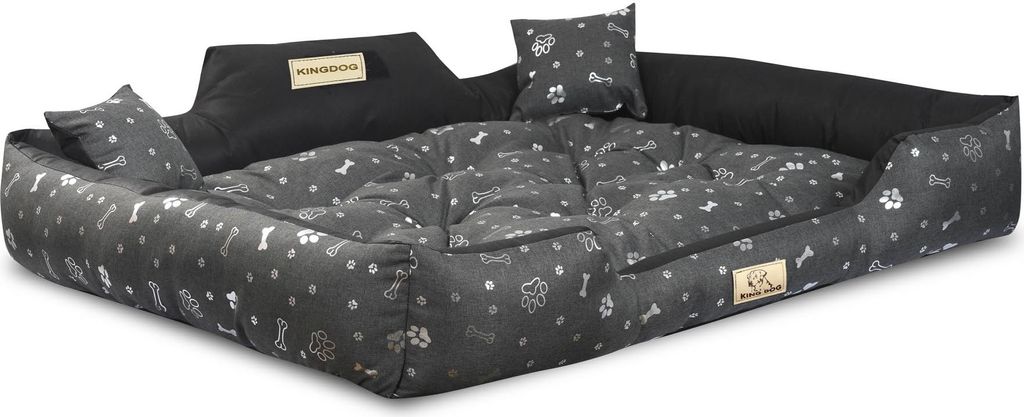Hundebett KINGDOG Laufstall 115x95 cm personalisiert Produktbild 