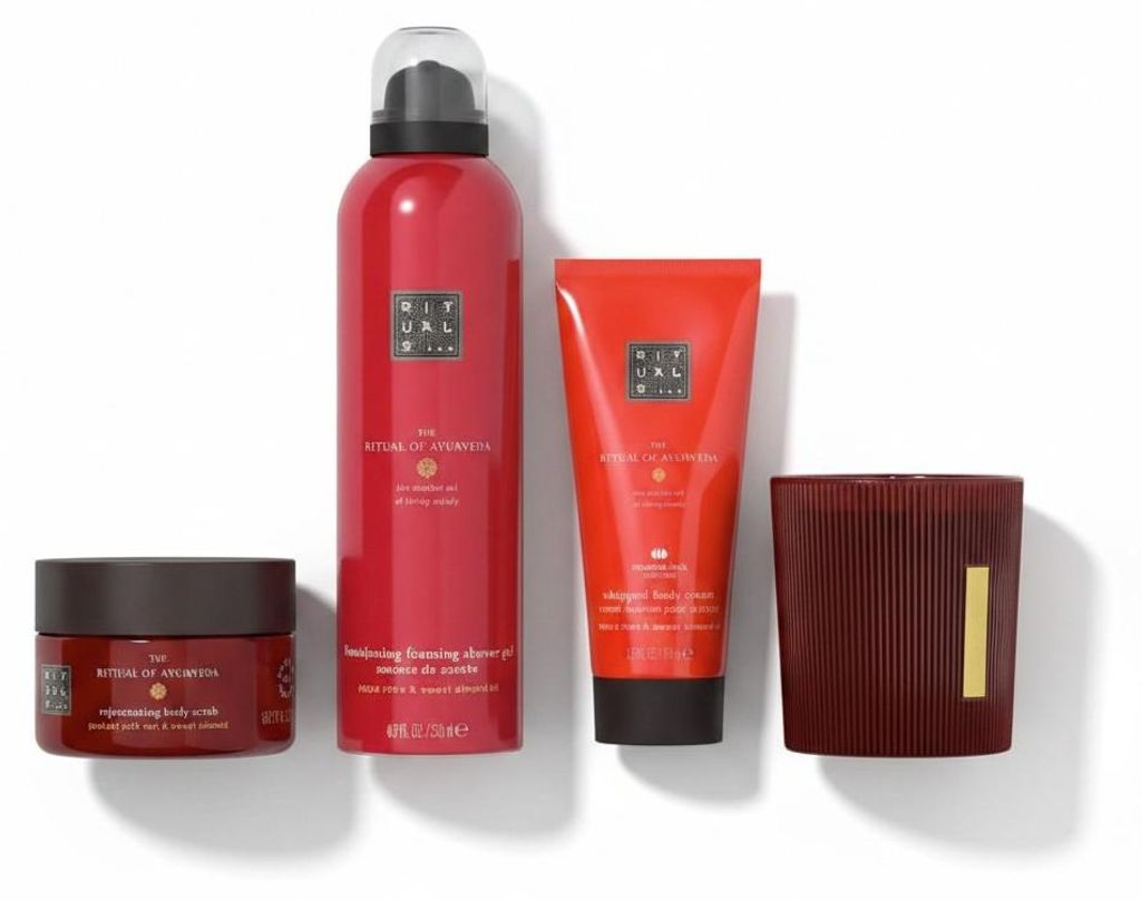 Set regalo Rituals Ayurveda M - 4 pezzi con cura e candela Immagine del prodotto 