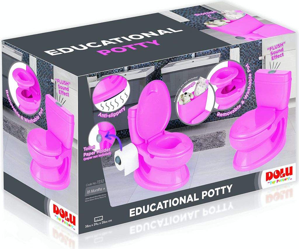 Dolu Die erste Toilette für Kleinkinder - rosa Produktbild 14
