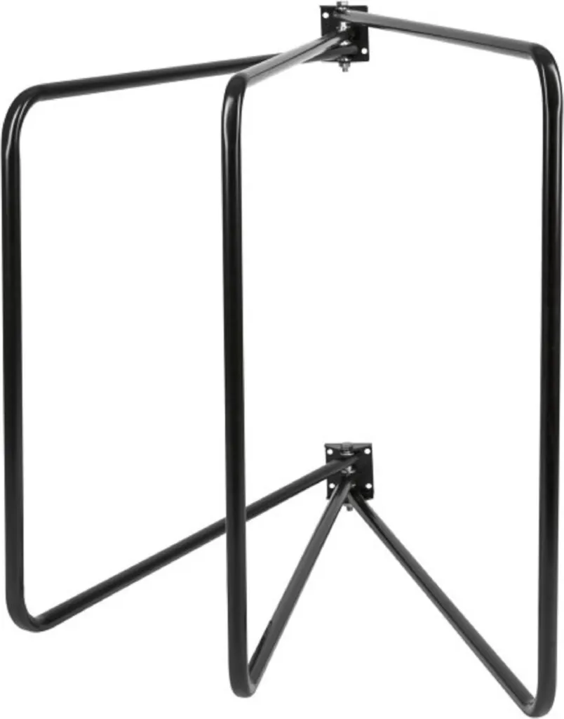 Support plafond à 3 branches noir pivotant pour luminaire industriel