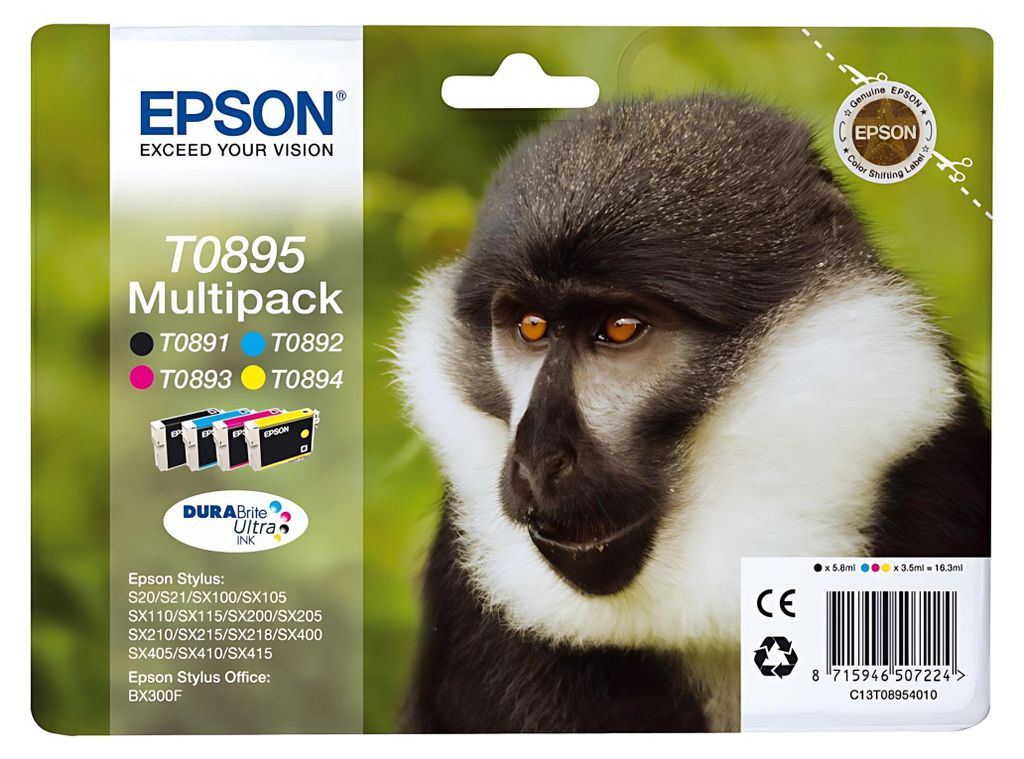 Epson Ink Cart. C13T08954010 für Stylus S20/21/SX100/105/ Produktbild 