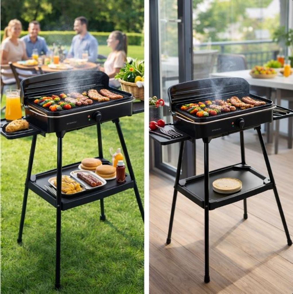Elektrogrill Standgrill Tischgrill 2200W Grill mit