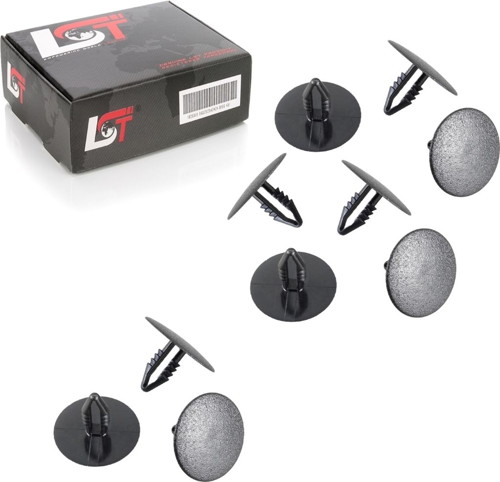 10x UNIVERSAL DICHTUNGSCLIP BEFESTIGUNG CLIPS SEAL HOLDER Ø3,5 Kopf 22mm