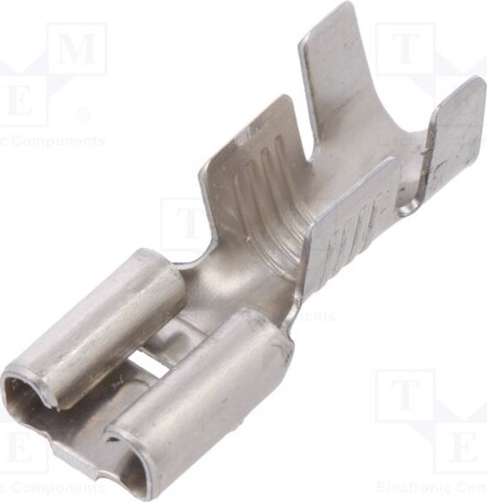 10x Verbinder: flach weiblich 0,8mm 3÷6mm2 6,3mm Klemmverbindung 0211345121 isoliert(