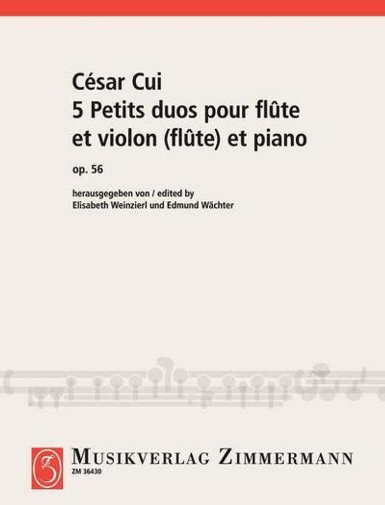 5 kleine Duette für Flöte und Violine (Flöte) und Klavier