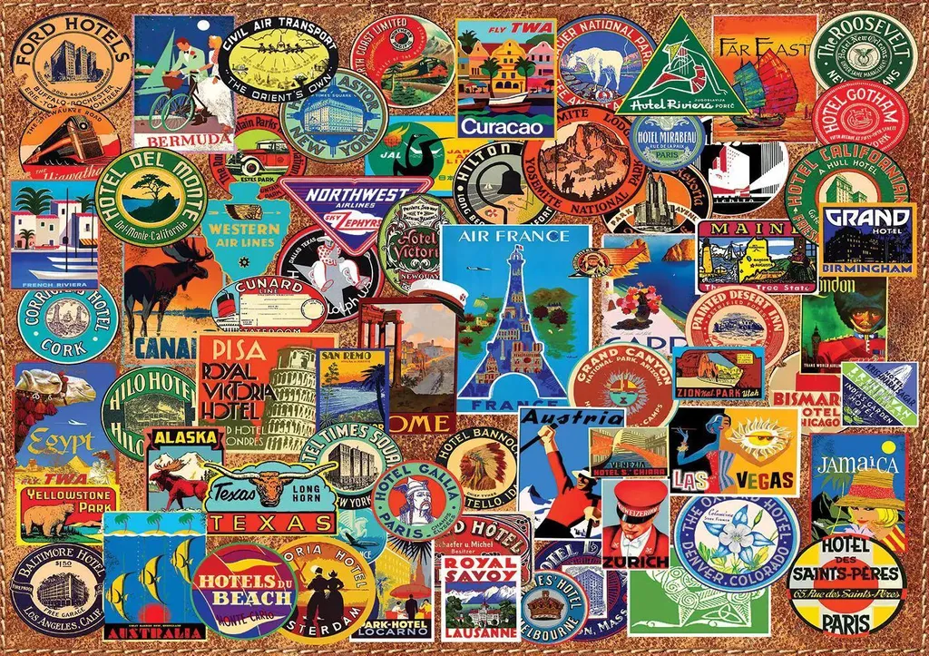 Puzzle 1500 pièces paysage du monde pour s'évader à la maison