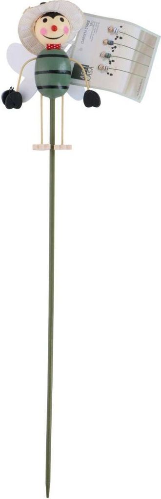 Dekorative Biene auf grüner Spitze