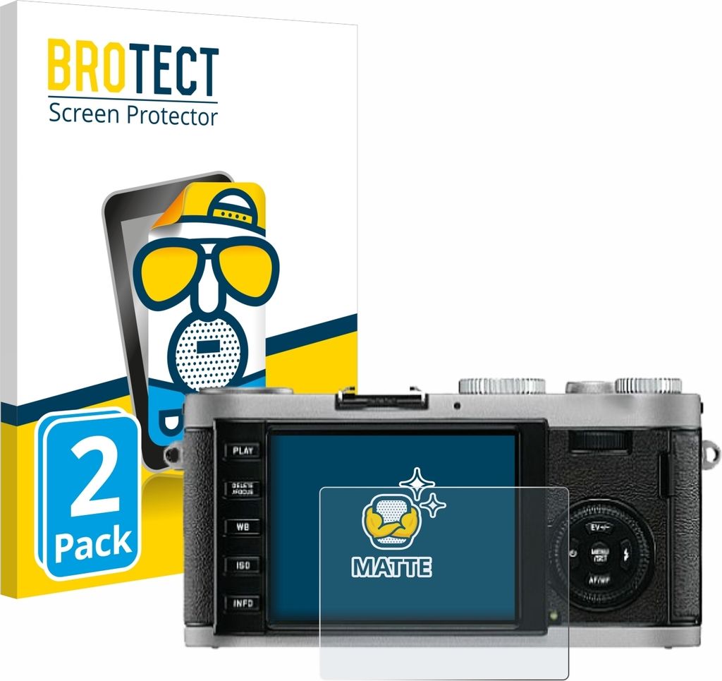 2x BROTECT Schutzfolie für Leica X1 Displayschutz Displayschutzfolie Folie Matt Entspiegelungsfolie