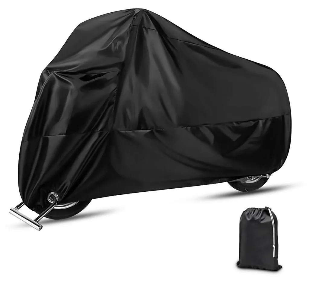 Housse de moto imperméable 265x105x125cm en polyester haute densité
