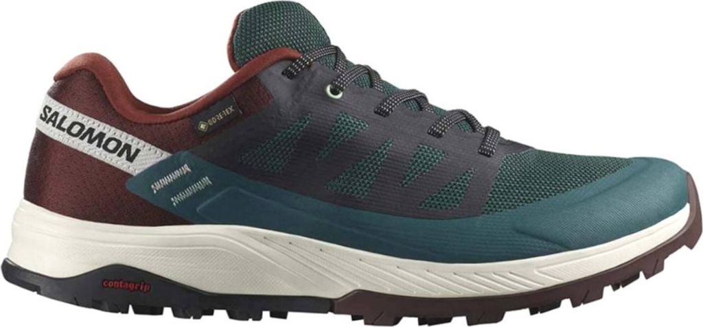 Salomon Outrise GTX Herren Wanderschuh in Grün, Größe 11.5