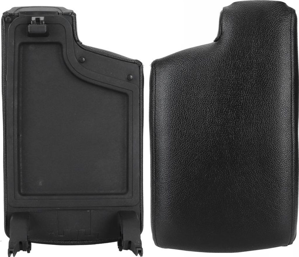 Armlehnen-Mittelkasten-Frontkonsolendeckelabdeckung 51169134486 Passend für E90 E92 3-Serie 2005-2012 (Schwarz)