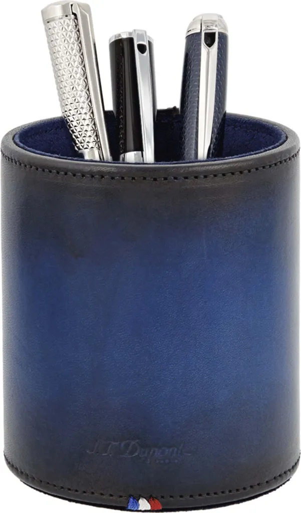 Briquet S.T. Dupont 007108 Atelier en Laque de Chine Bleue et Palladium