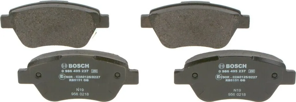 Plaquettes de frein Bosch 0986495237 haute friction pour Opel Corsa D