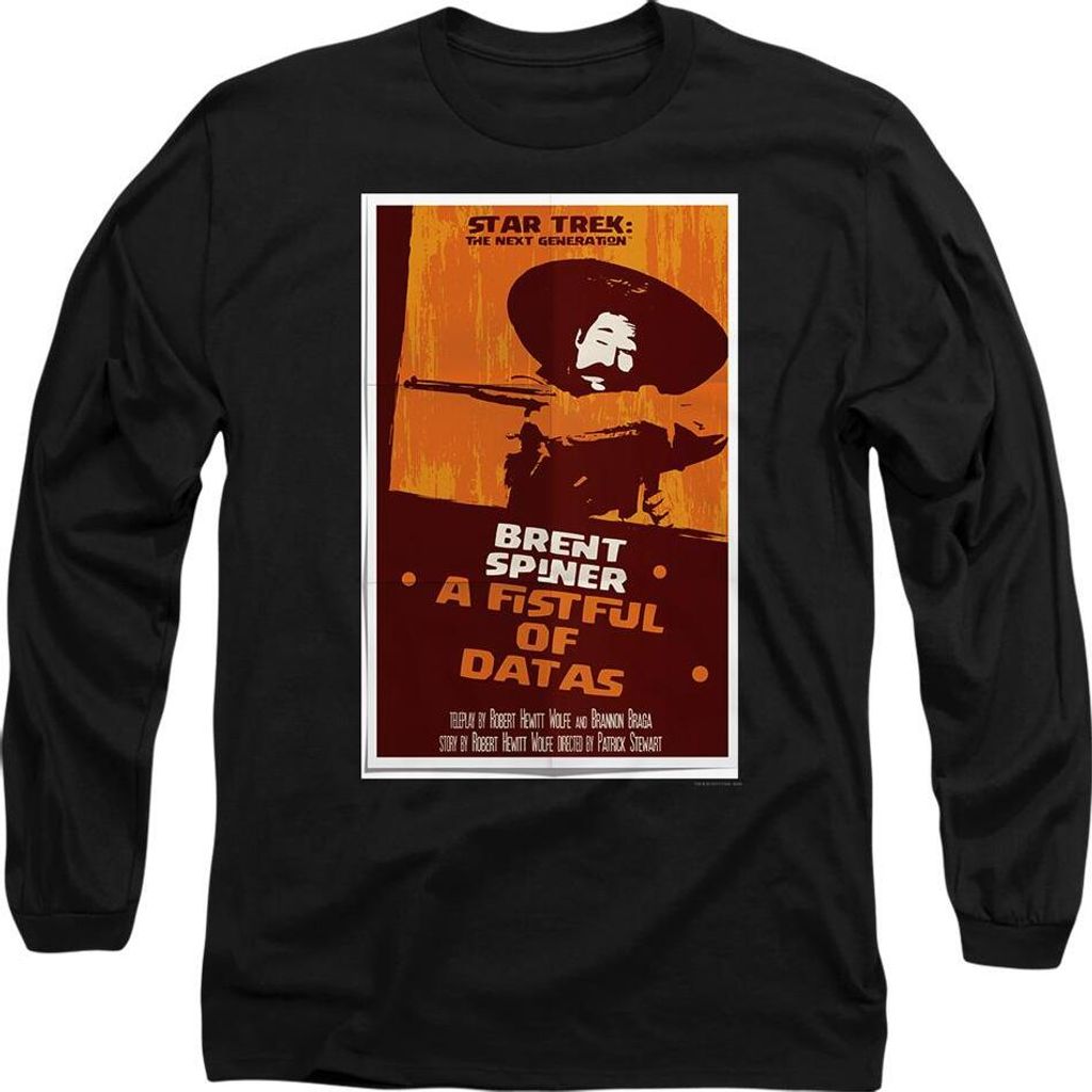 Star Trek - "The Next Generation Season 6 Episode 8" T-Shirt für Herren/Damen Uni TV10055 (L) (Schwarz)