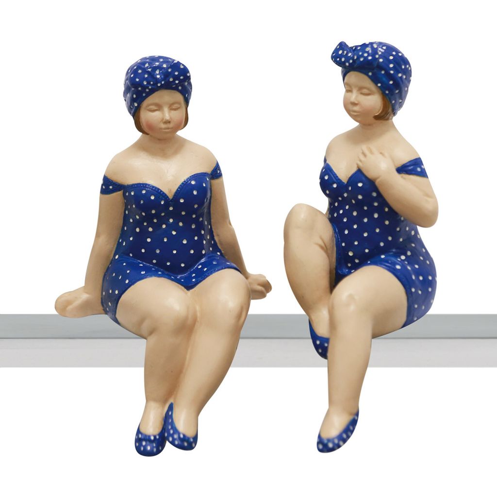 Gilde Kantensitzerfigur, Badenixe, "Becky", gepunktet, Immagine del prodotto 