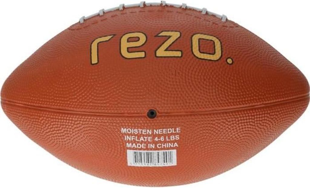 Ballon de football américain, REZO Gummi, Größe 3, Braun, Freizeit