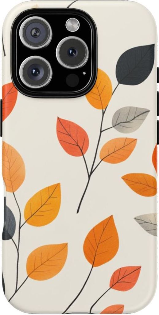 Herbstlaub-Muster – Hülle Kompatibel mit iPhone 16 Pro