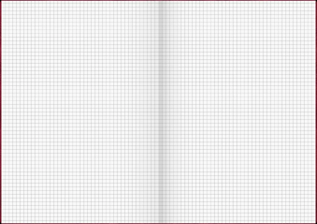 Cahier de comptabilité A4 quadrillé pour gestion et bilan financier