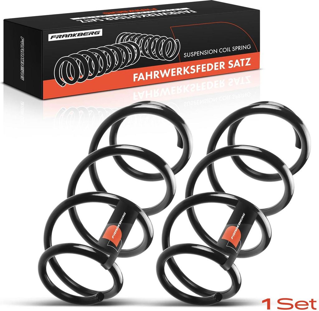 Frankberg 2x Fahrwerksfeder Vorderachse für Opel Astra G F08 T98 F07 F69 Vectra B J96 38