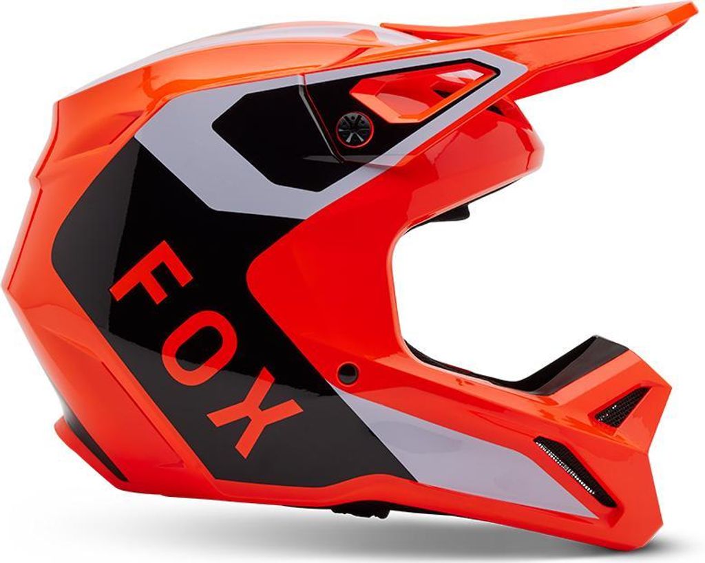 FOX V1 Lean Fluorescent Orange L Helm Produktbild 