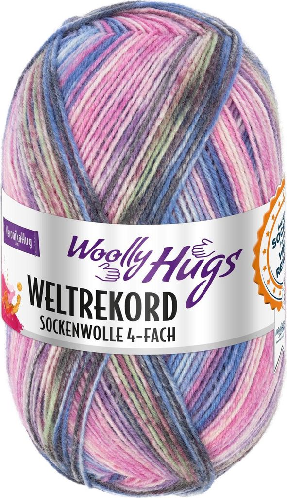 Woolly Hugs WELTREKORD Sockenwolle 4-fach 100 g 420 Produktbild 