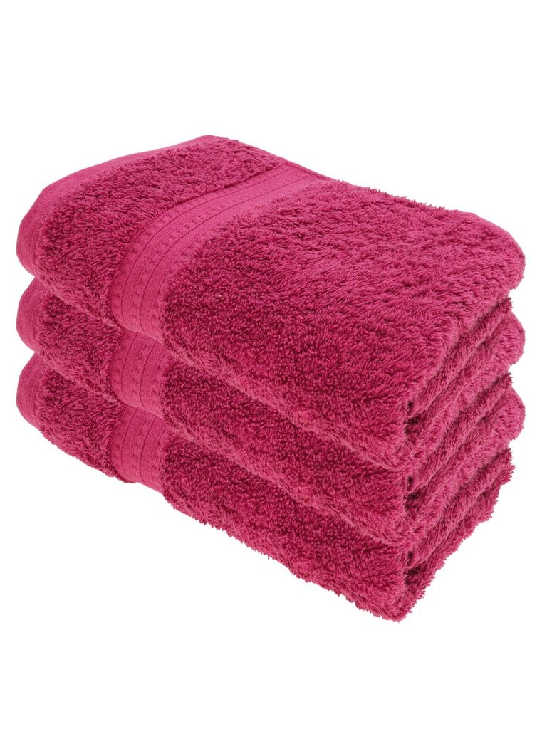 Julie Julsen BIO Duschtuch 3er Set 70x140 Fuchsia