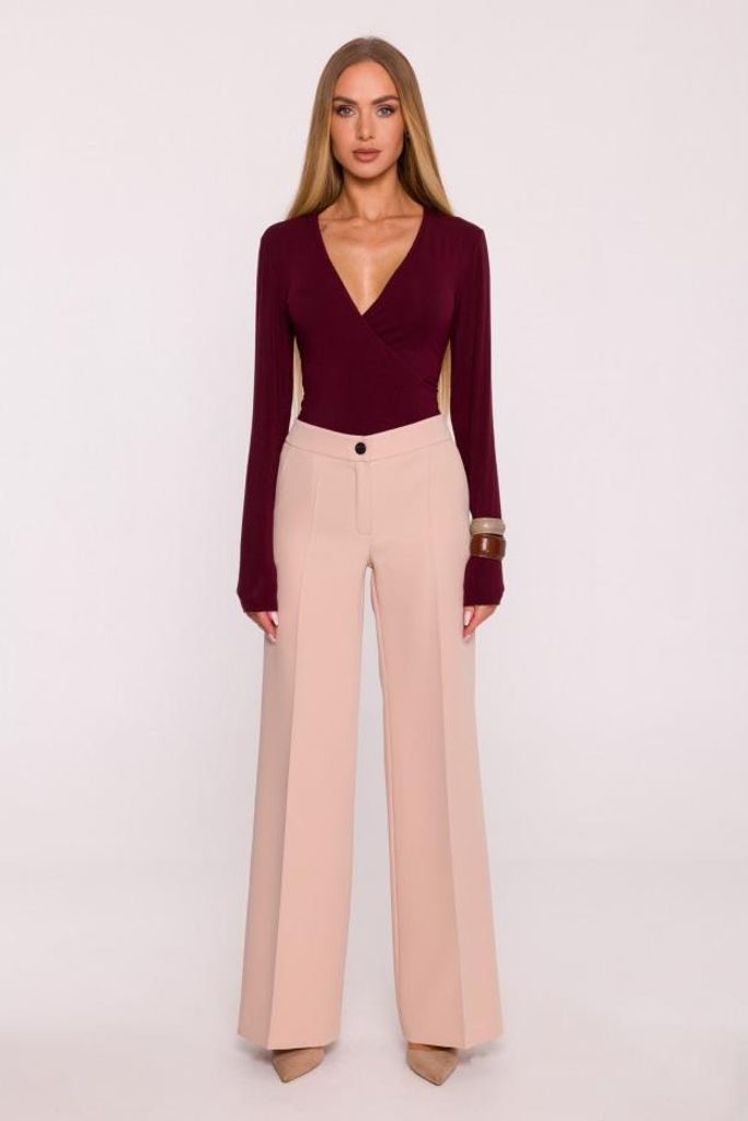 Made of Emotion Weite Damenhose Afellee M875 beige XL