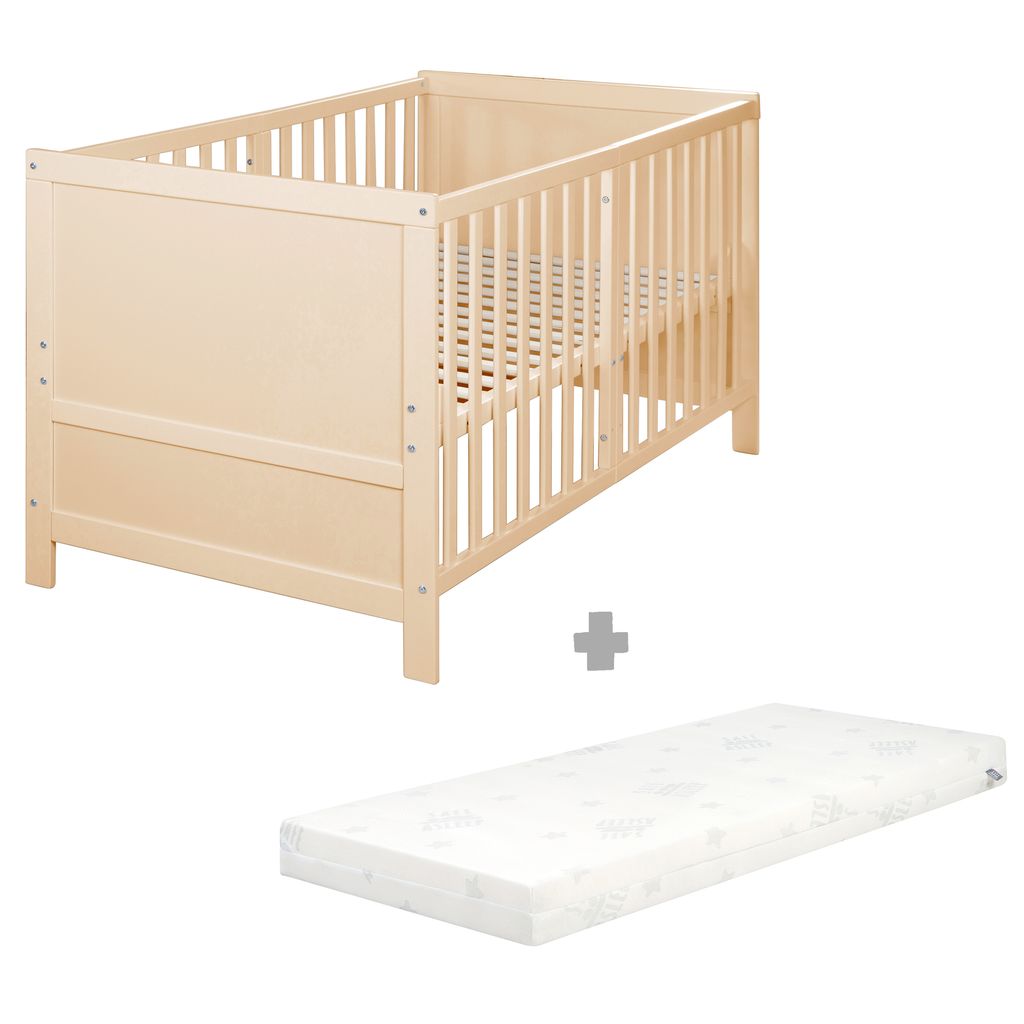roba Babybett EASY SLEEP 70 x 140 cm inkl. Umbauecken + Produktbild 