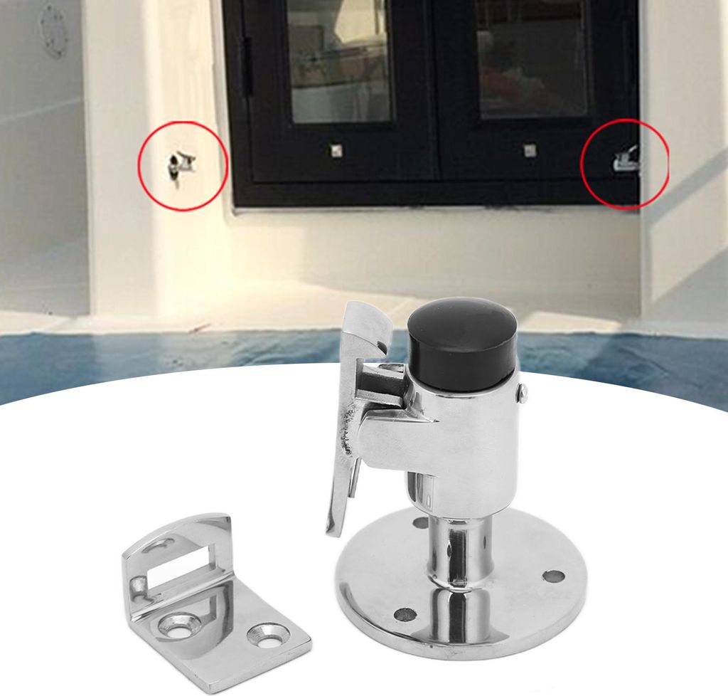 Türstopper, Fanghalter, 316 Edelstahl-Hardware für Marine, Yacht, Wohnmobil, Wohnmobil