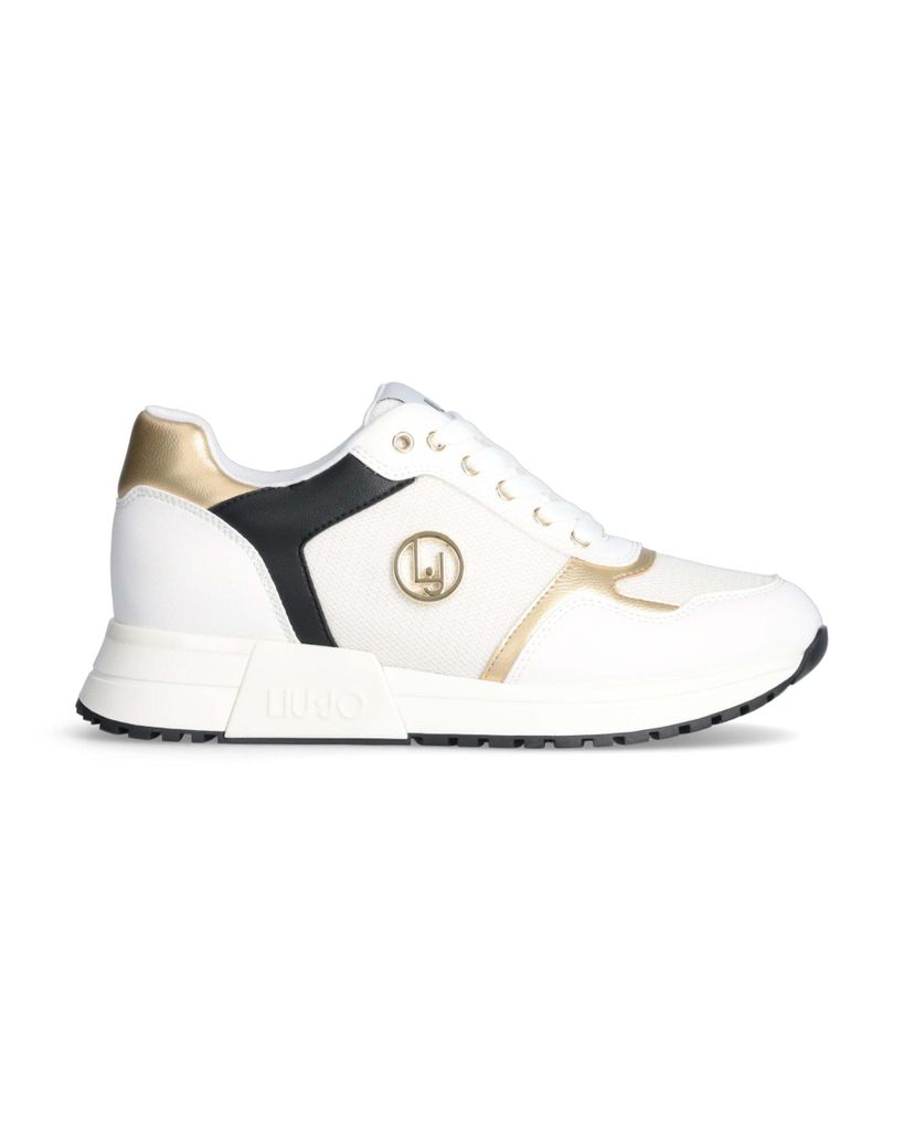 Schuhe Liu Jo Kiss 719 Weiß Schwarz Leder