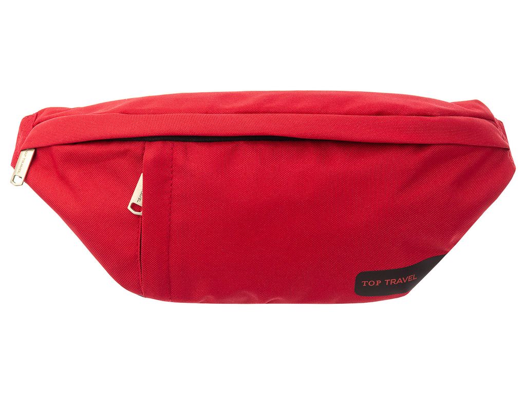 Top Travel 422432 Bauchtasche Hüfttasche Gürteltasche rot / schwarz