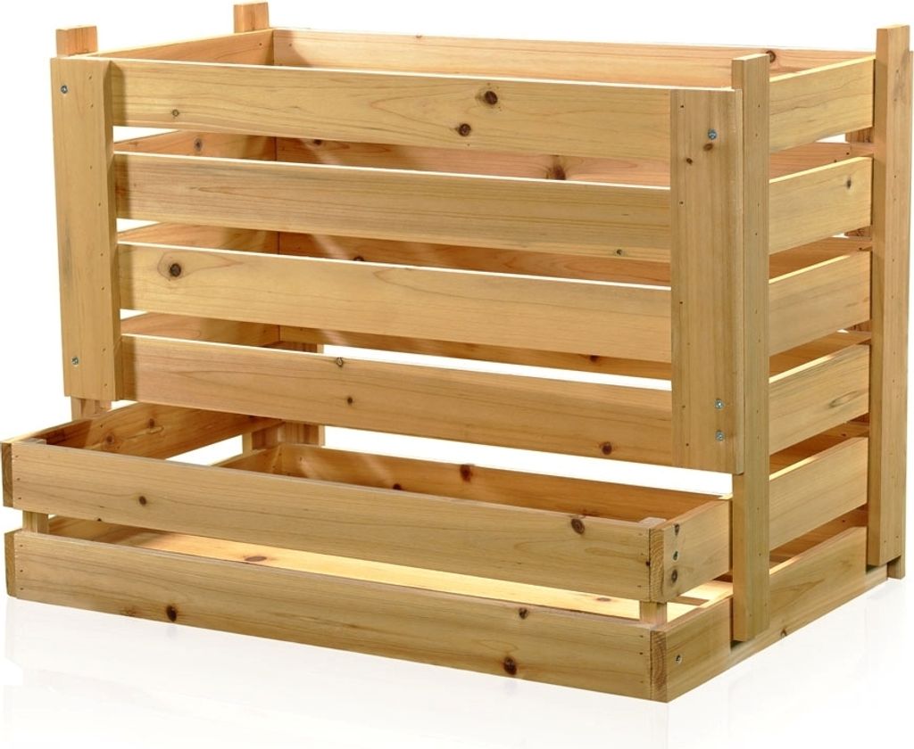 Melko Kartoffelkiste Holz 58x38x42 cm Vorrat Universalkiste Produktbild 