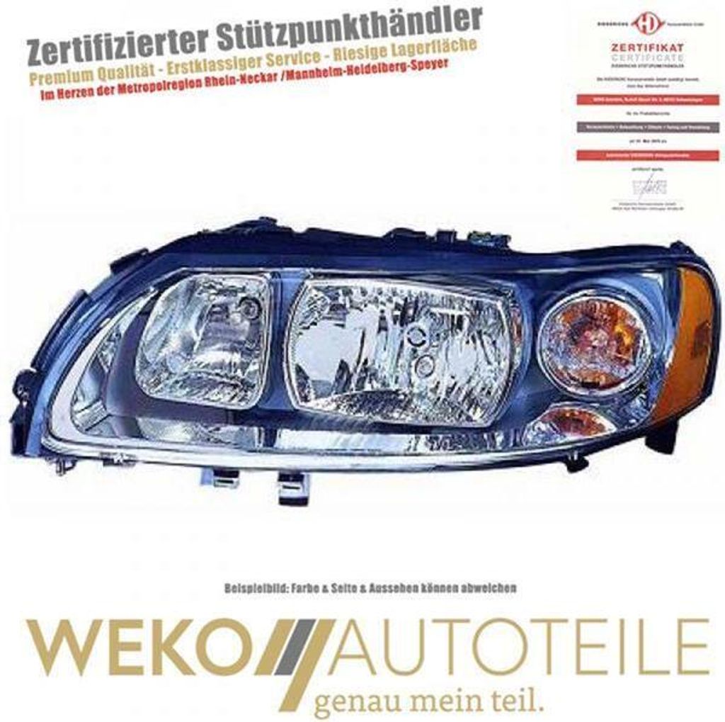Scheinwerfer links DIEDERICHS 7635183 für VOLVO