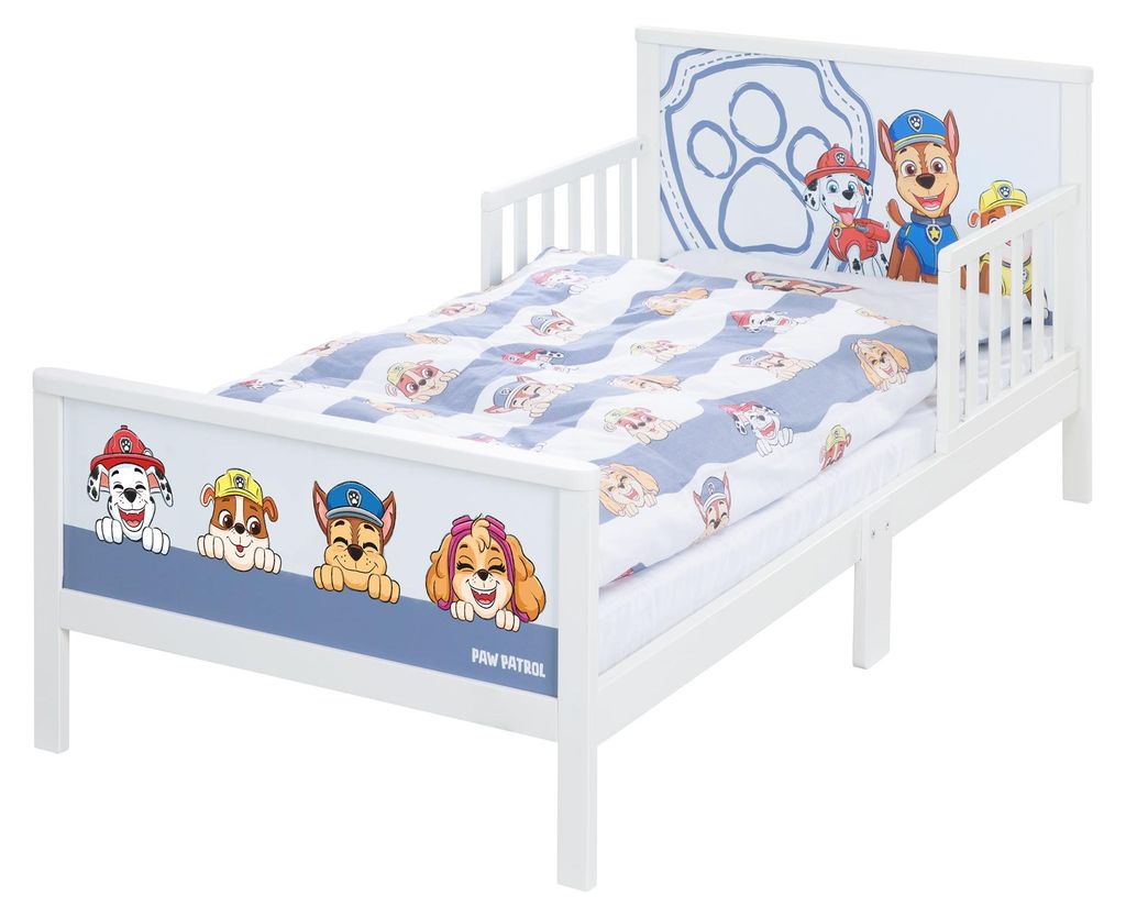 roba Kinderbett Paw Patrol 70 x 140 cm inkl. Bettwäsche & Produktbild 
