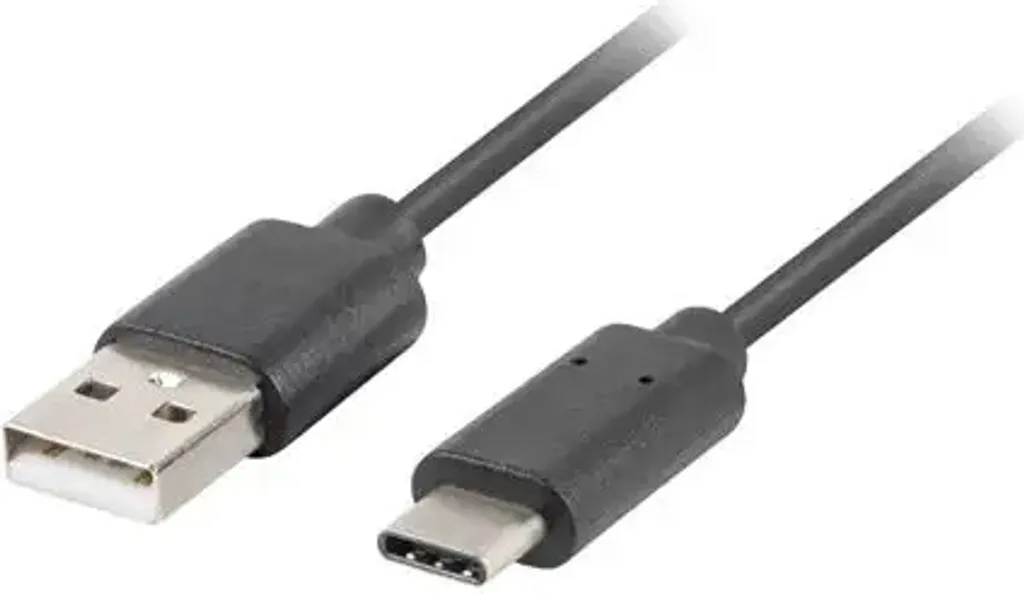 Cavo Dati/Ricarica Lanberg USB-C a USB-A 2.0 0.5m Gold-Plated