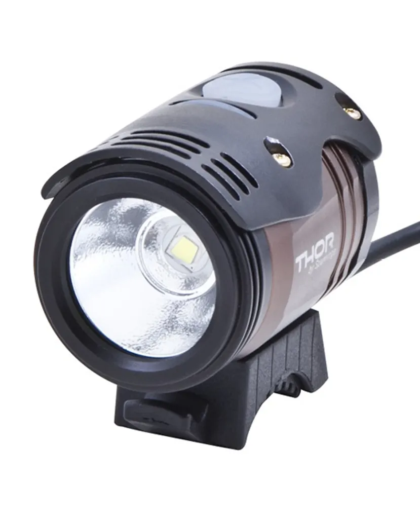 Eclairage VTT Spanninga Thor : Lampe puissante pour trajets nocturnes