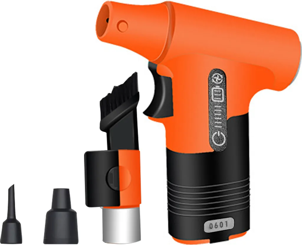 Ventilatore a getto con motore brushless portatile 130.000 giri/min Turbofan ad alta potenza Soffiatore di polvere ad aria compressa Strumento per la pulizia della tastiera con interfaccia di ricarica Type-C
